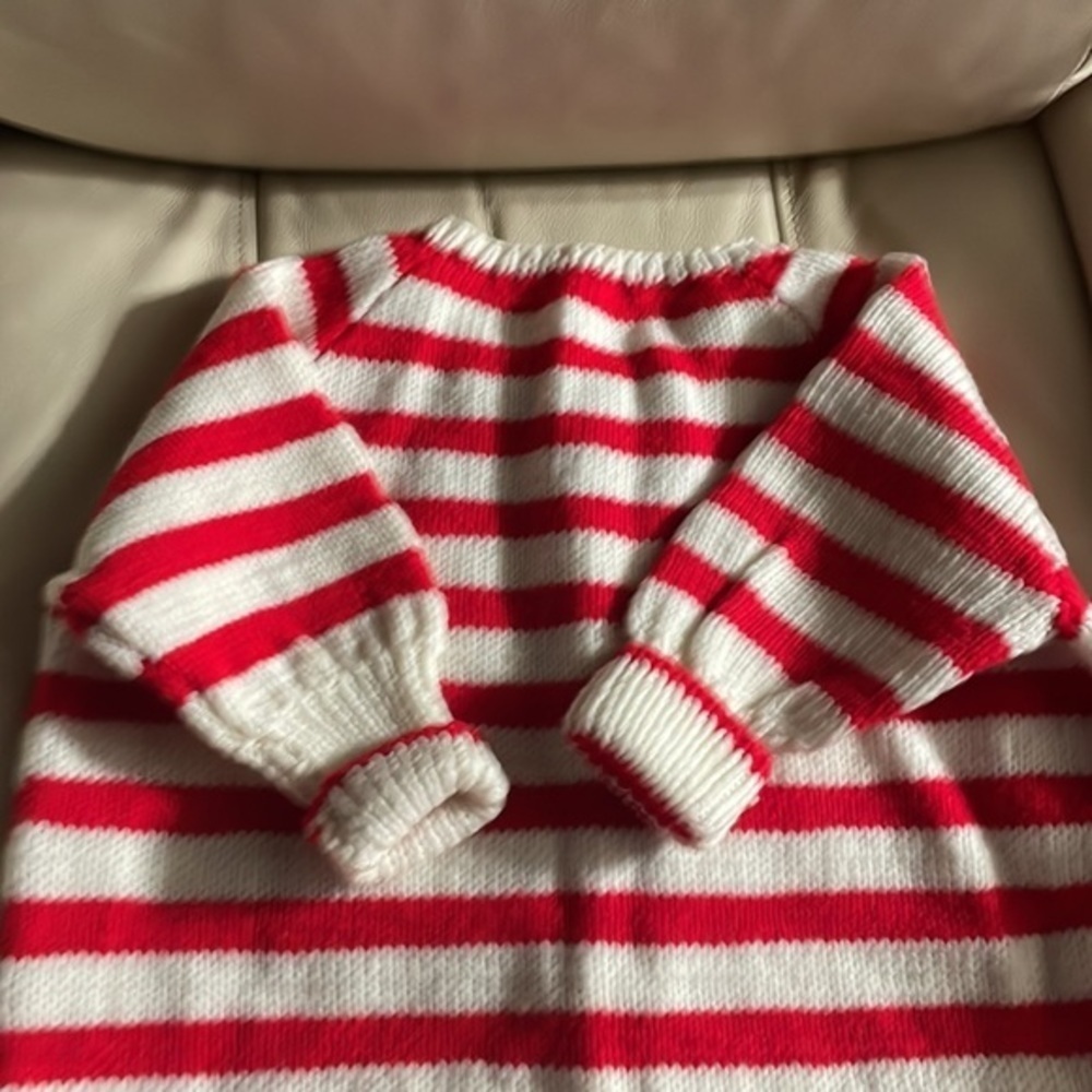 Markdown 💜Vintage Baby Bunting winter sweater handmade. Essentially - Picture 6 of 6